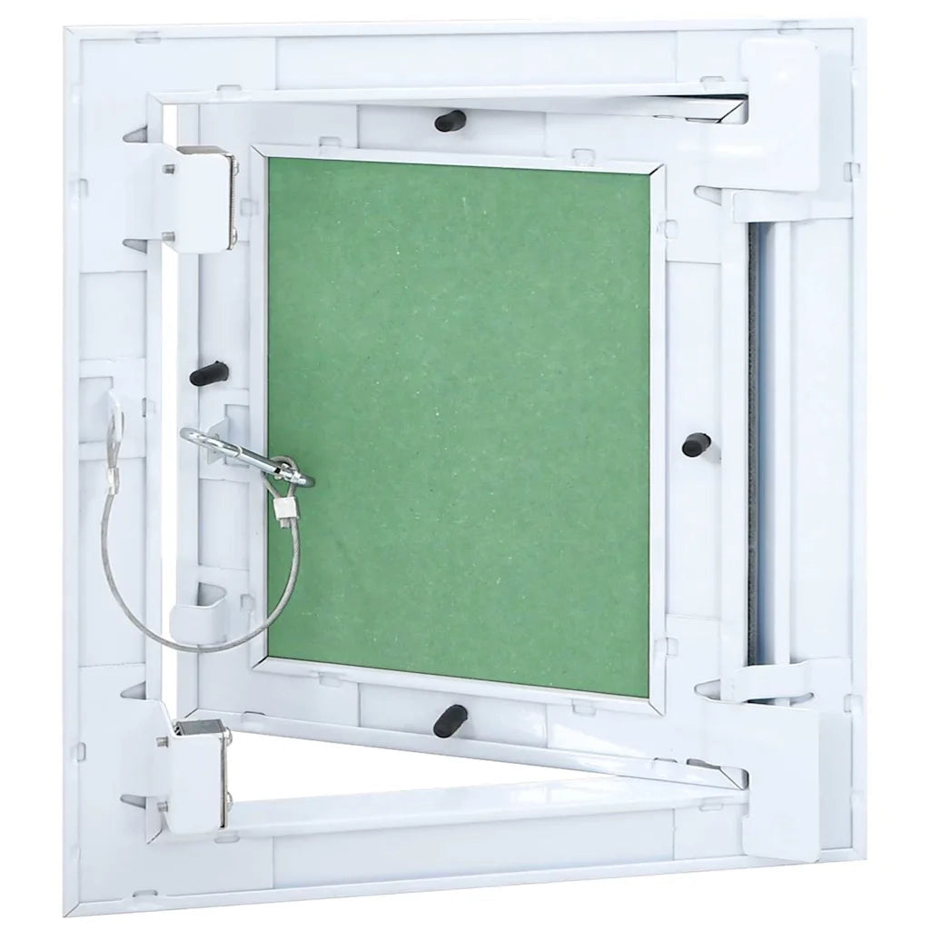 Pannello di Accesso Verde e Argento 30 x 30 cm 4018455