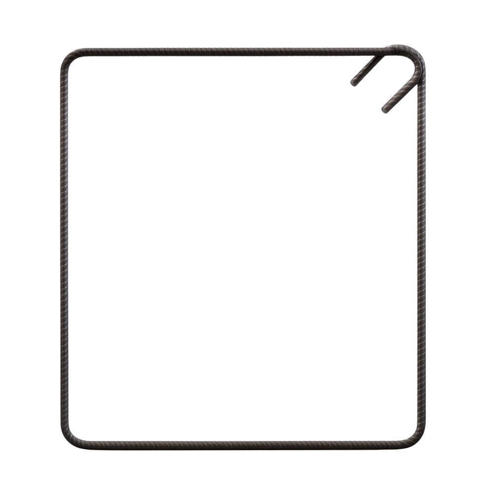 Staffe antisismiche armatura ferro 50x50 cm strutture cemento formati multipli *** pezzi 200, confezione 1