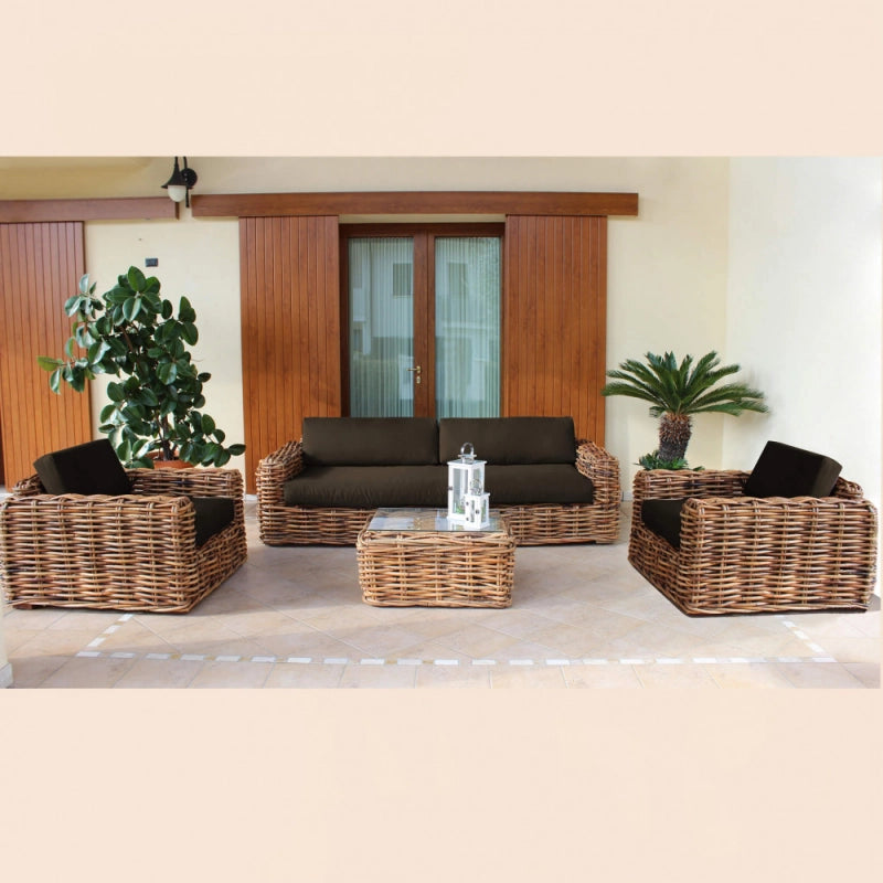 SALOTTO POLINESIA 3 P con CUSCINI