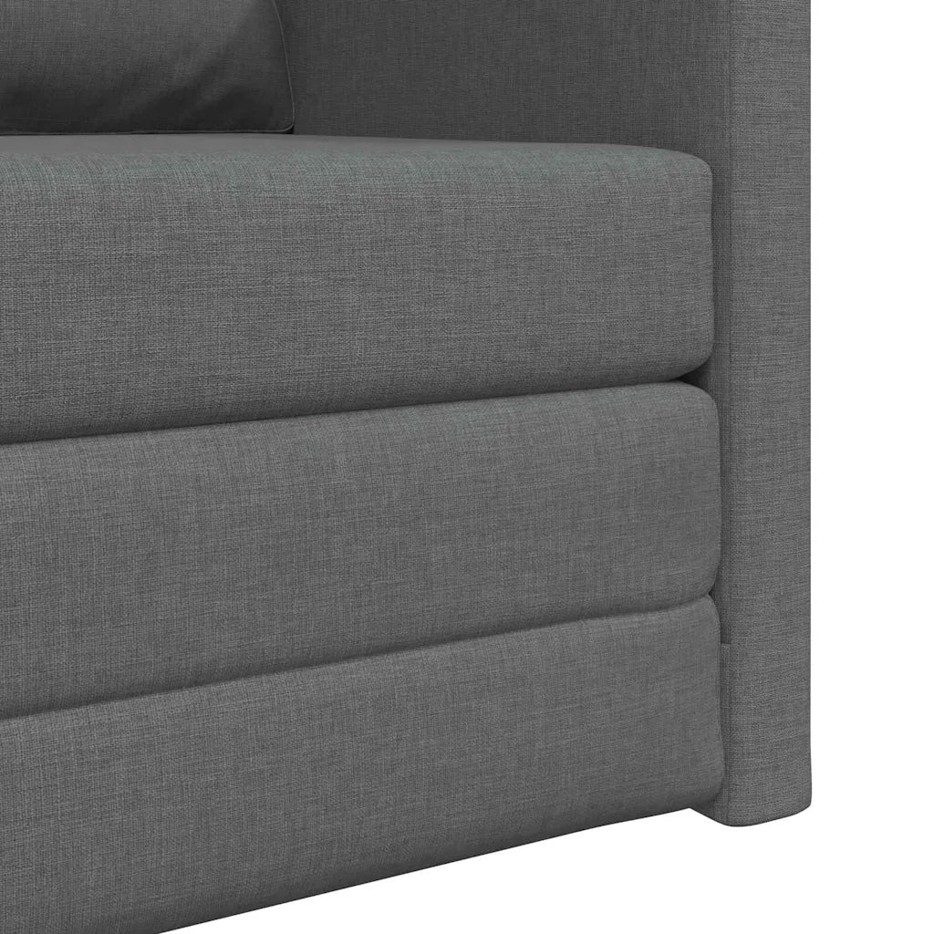 Divano letto | Sof¨¤ letto | Letto singolo 60cm Grigio scuro Tessuto