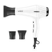 Trade Shop - Asciugacapelli Phon Elettrico Professionale Ad Alta Potenza 2200w 2 Ugelli V-413 -