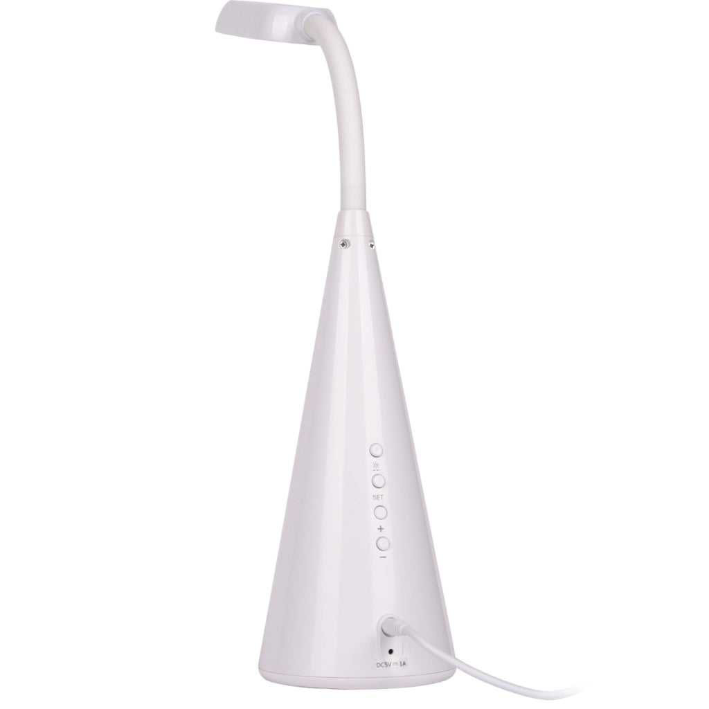 Lampada da scrivania LED 7W 3000K display bianca Polux