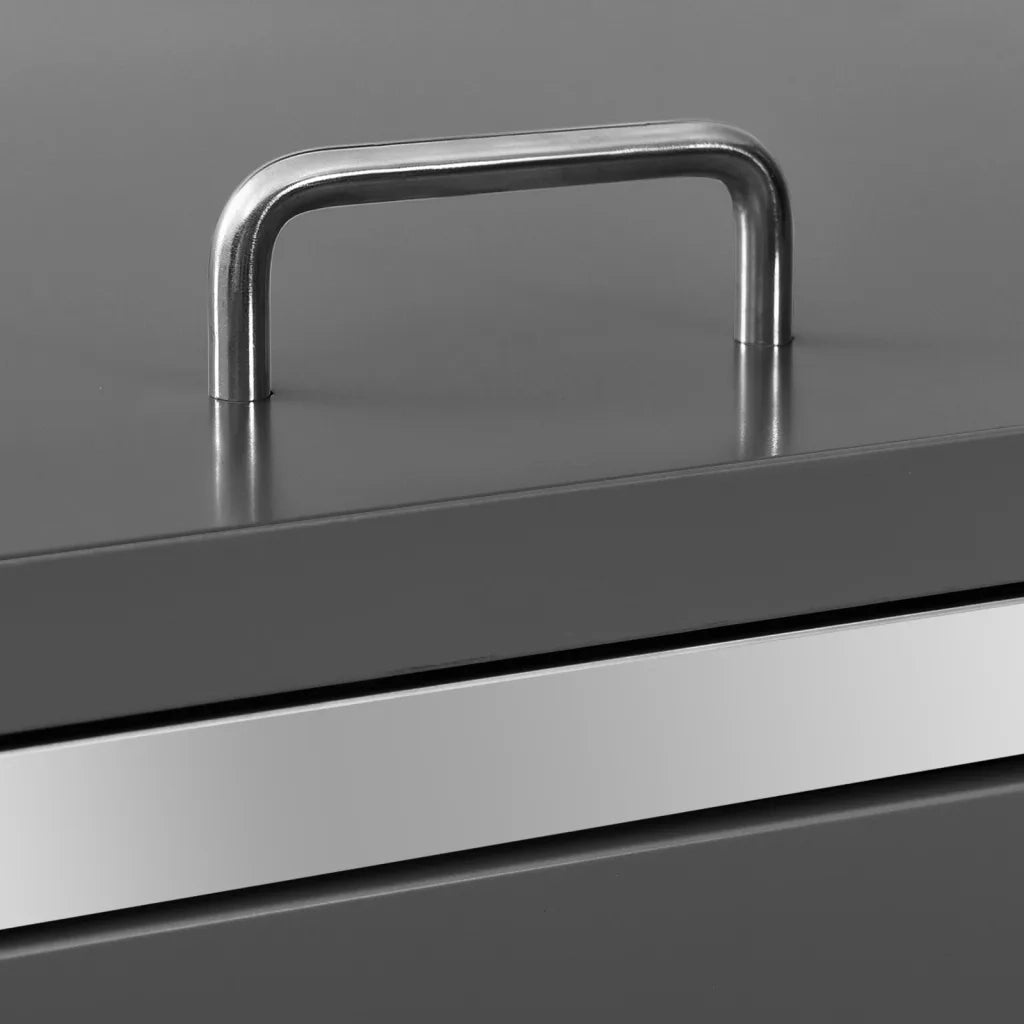 Copribidone per Spazzatura Singolo 69x77,5x112,5cm Acciaio Inox 149554