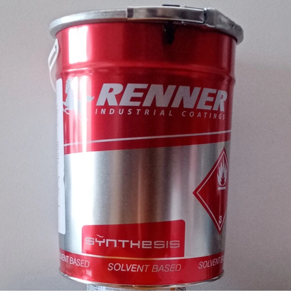 Renner renfast 5kg smalto lucido - tutti i ral 5000 - base nitro a rapida essiccazione, colore  ral 5004 - blu nerastro