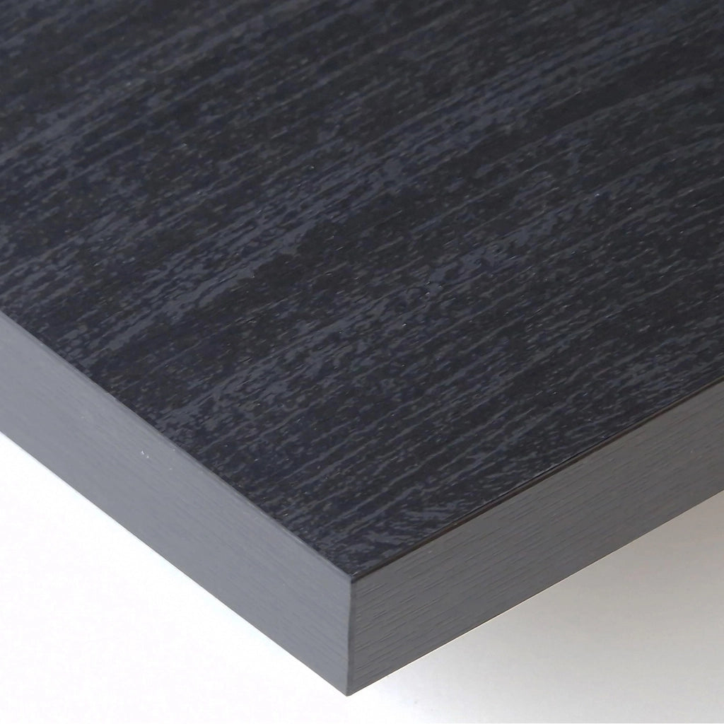 Consolle allungabile, 222x90x73cm, Per 10 persone, Gambe in legno, colore Rovere e nero RF3062
