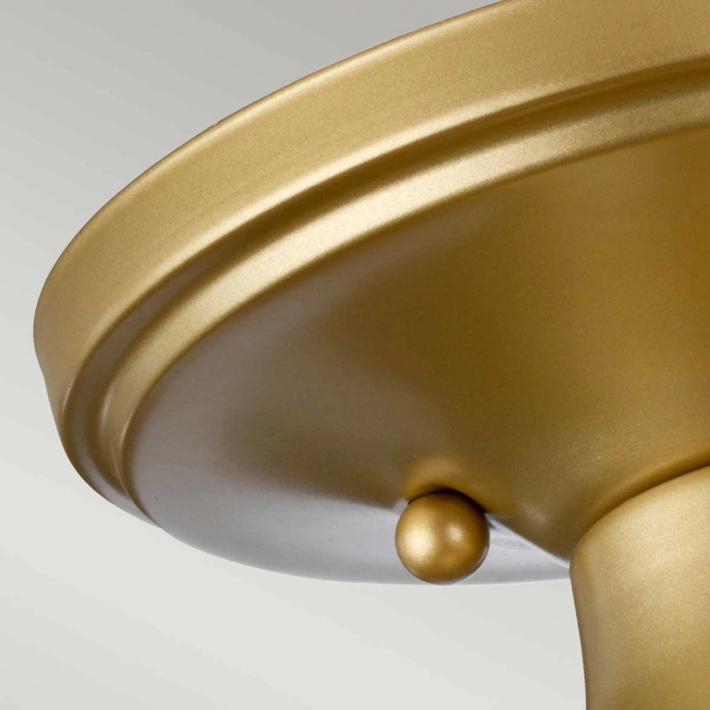 Plafoniera bagno Dublin ottone 18,2cm E27 IP44 Quoizel