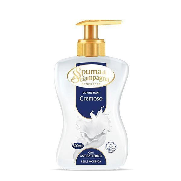 SPUMA DI SCIAMPAGNA SAPONE LIQUIDO 300ML CREMOSO CON ANTIBATTERICO
