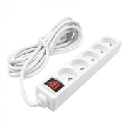 Ciabatta elettrica 5 prese 5m con interruttore Ecolight