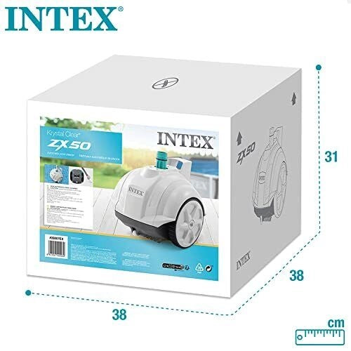 Intex 28007 Pulitore Piscina per Pompe da 3400 a 5600 L per H 28007Ex Single Krystal Clear ZX50