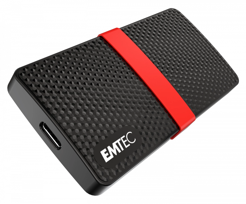Ssd esterno emtec ecssd1tx200 power plus x200 black e red