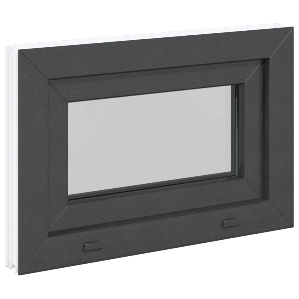 Finestra per Soffitta RISOR 60 x 40 cm PVC e Vetro Antracite CFW8738321