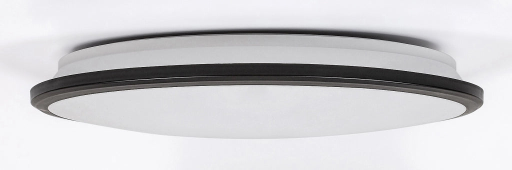 Plafoniera LED Rabalux Engon rotonda nera 48cm 45W