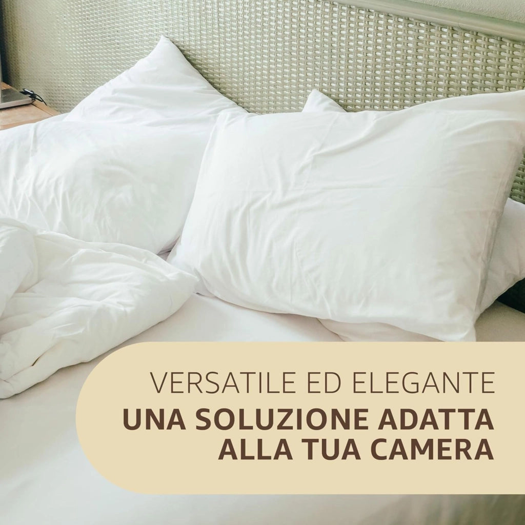 SONIT - Copricuscino Letto - Federe Cuscino per Camera - Coprifedere Cuscini Letto Con Cerniera - Dimensione 50x80 Pacco da: 4