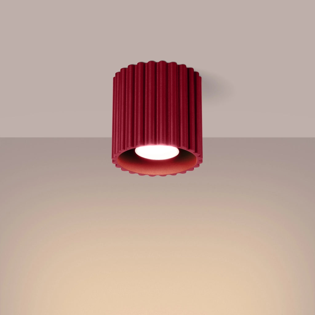 Lampada da soffitto AURA 1 bordeaux GU10