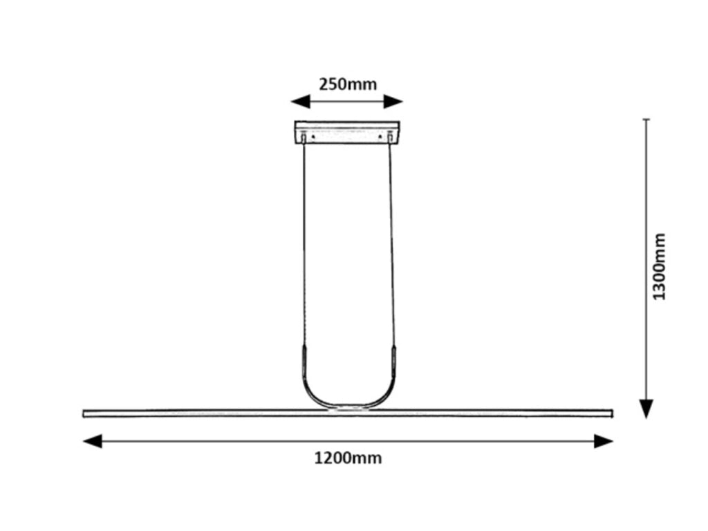 Lampada a sospensione LED 25W cromata Elia Rabalux