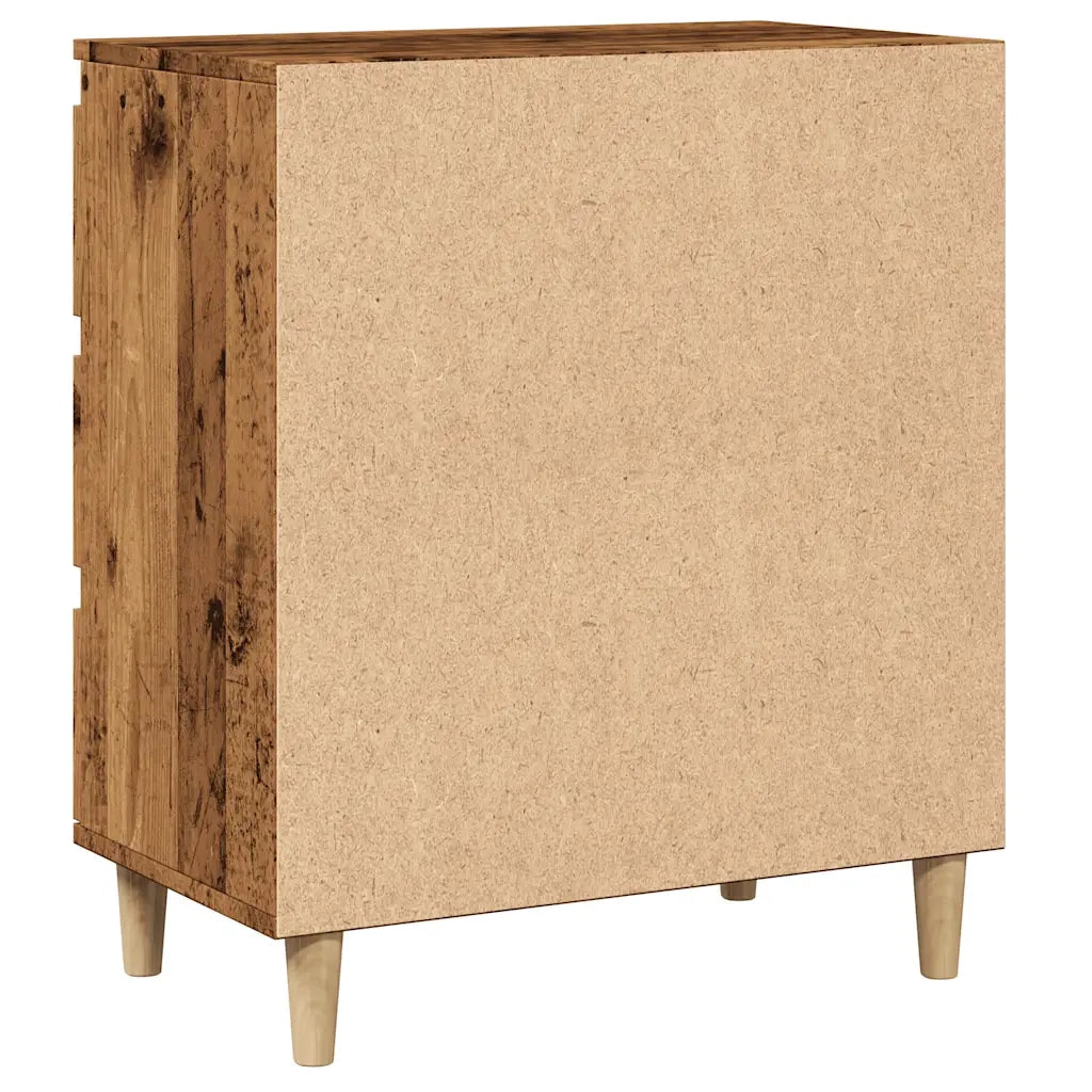 Credenza Legno Vecchio 60x35x70 cm in Legno Multistrato 856480