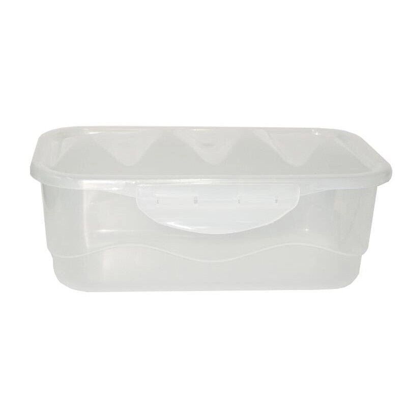 CONTENITORE RETTANGOLARE IN PLASTICA CON COPERCHIO APRI E CHIUDI