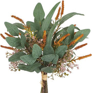 Bohème di fiori artificiali Eucalipto e Salvia - 48 cm - decorazione per vaso