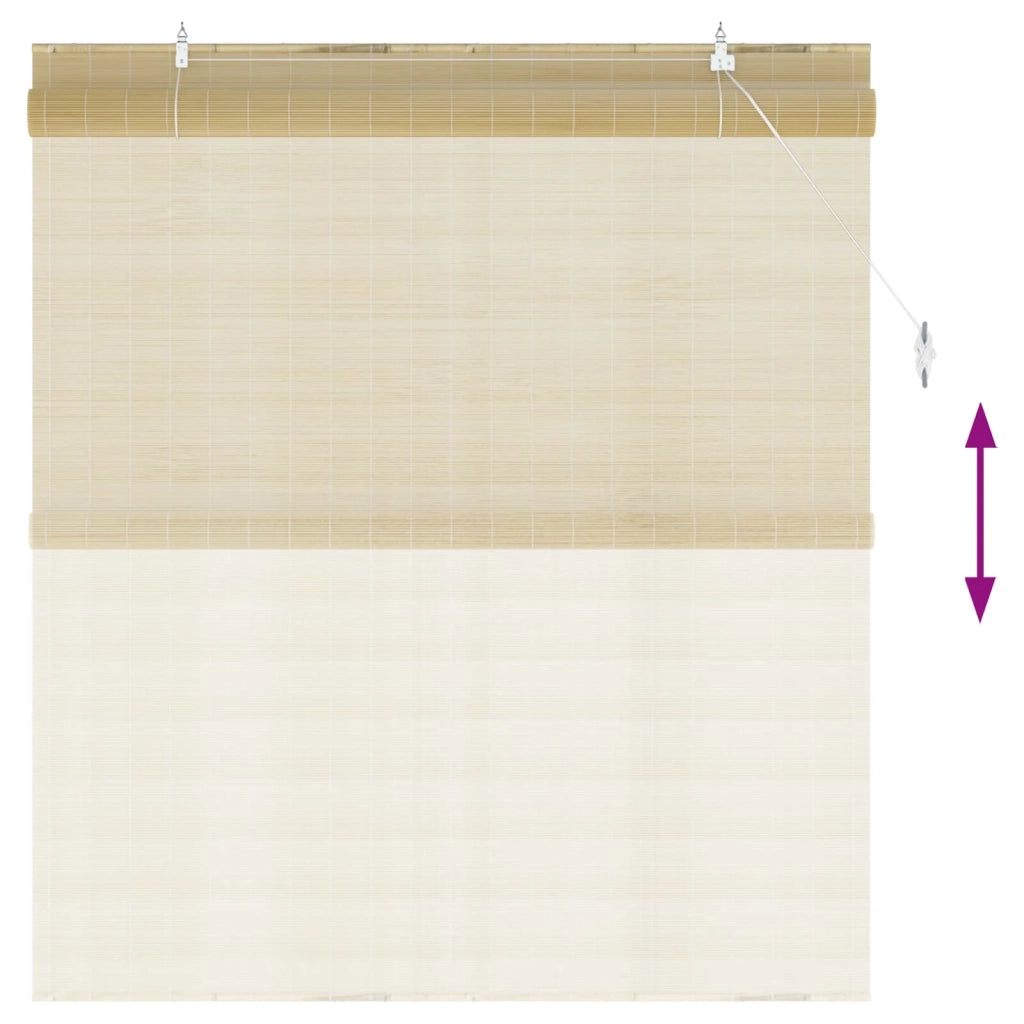 Tenda a rullo Naturale 130 x 160 cm Bambù 42039692