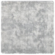 Tappeto del soggiorno | Tappeto Shaggy a Pelo Lungo NAVARRA Grigio Argento 120x120cm