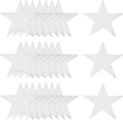 Sterne decorative metalliche per decorazione, 40 pezzi, 28 cm