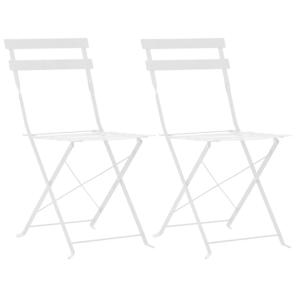 Set da Bistrot 3 pz in Acciaio Bianco 44357
