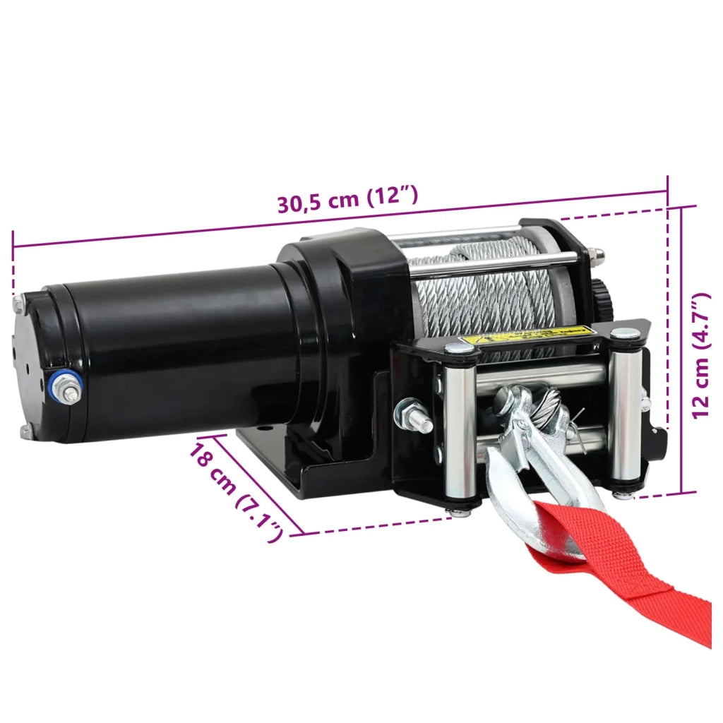 Verricello Elettrico PVC Nero 42040600