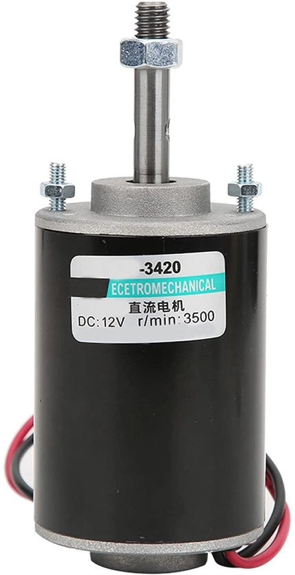 Motore elettrico permanente magnetico DC - Alta velocità - Bassa rumorosità - Mini motore elettrico borchiato - 30W 12V - Adatto per applicazioni meccaniche