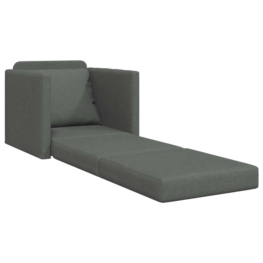 Divano letto | Sof¨¤ letto | Letto singolo 60cm Grigio scuro Tessuto