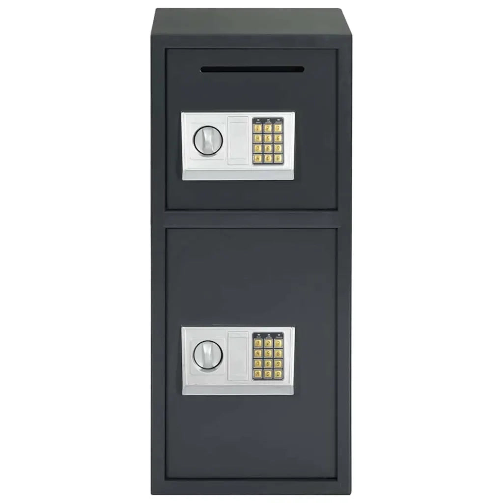 Cassetta di sicurezza digitale Grigio scuro 35 x 31 x 80 cm
