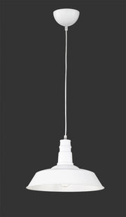 WILL SOSPENSIONE PAGODA METALLO BIANCO D. 36CM 1 LUCE ATTACCO E27