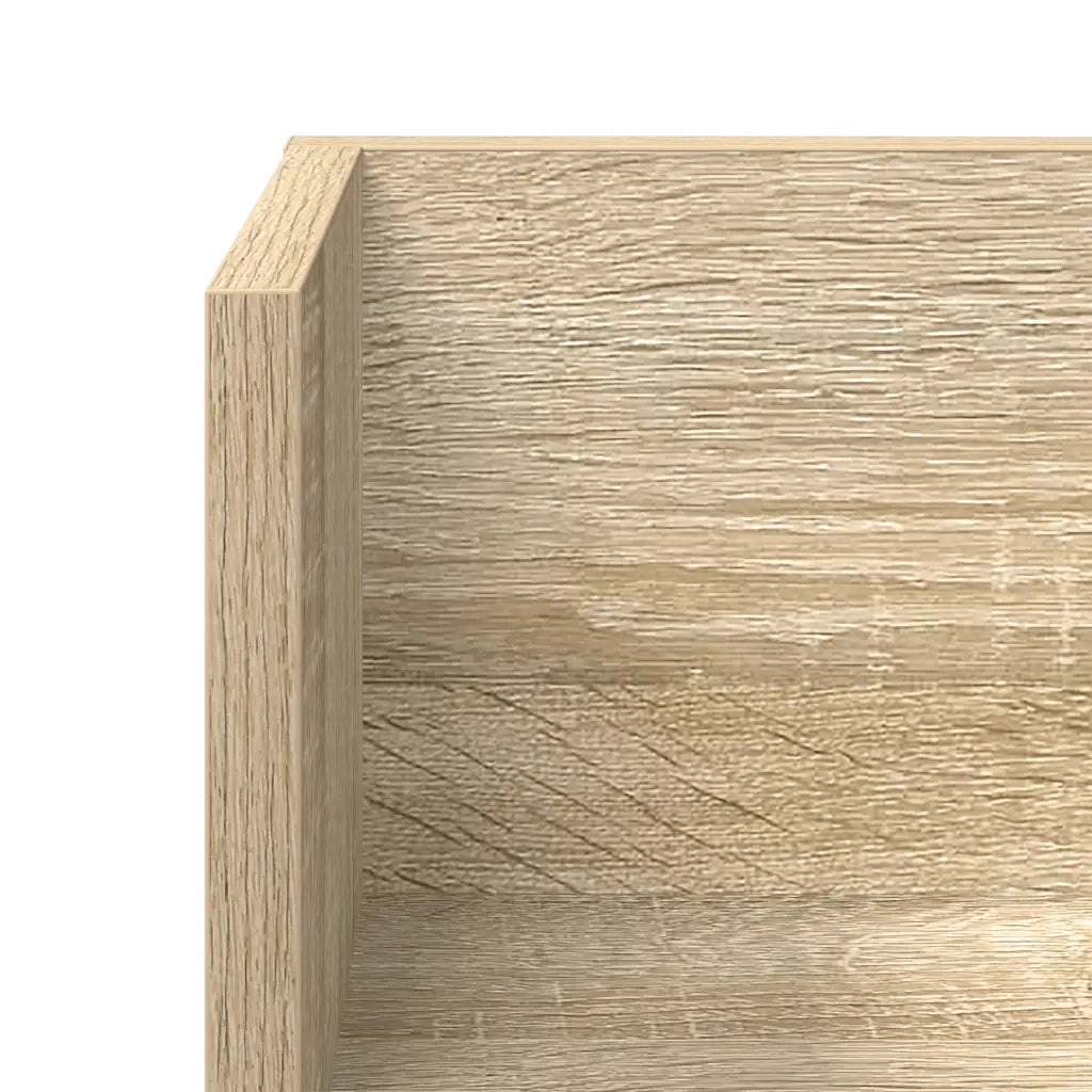 2 pz Mensole Parete | Mensola sospesa Rovere Sonoma 75x16,5x16,5 cm in Truciolato