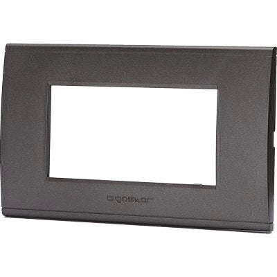 PLACCA COPRIFRUTTI ABL - NERO POSTI 4 MM 140X85- 8 pezzi
