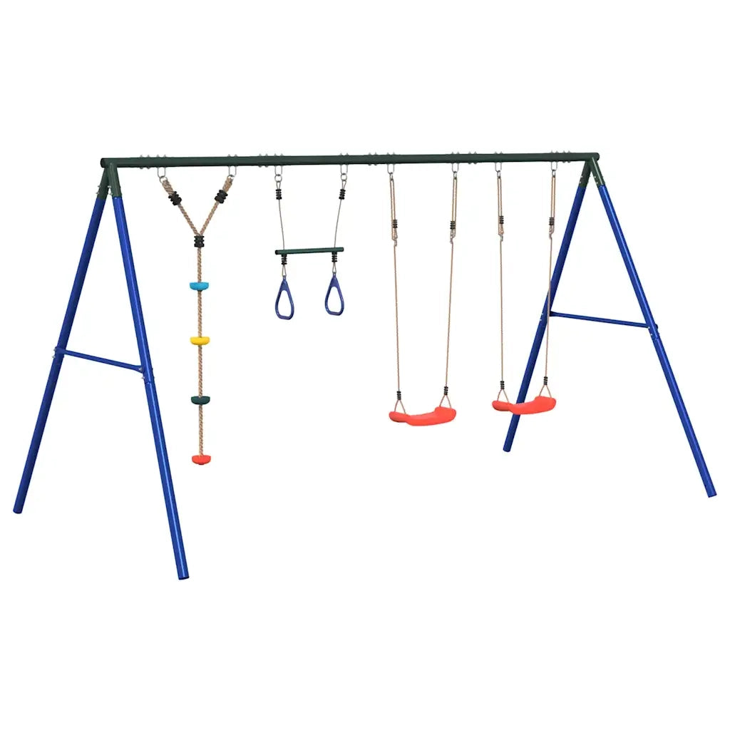 Set Gioco da Esterno con Altalene Trapezio e Altalena a Disco CFW9054894