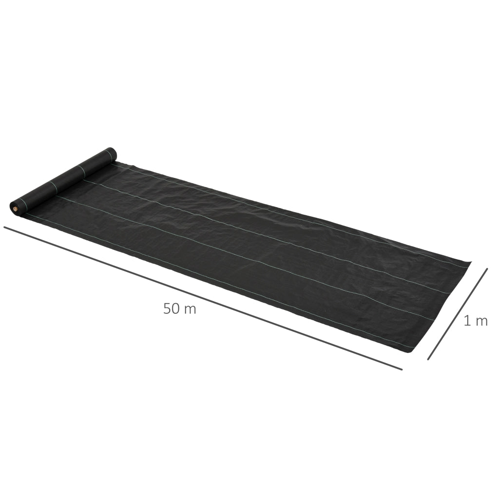 Tessuto per pacciamatura ¨C Minimal ¨C Nero 50x1 m 100 g/m2