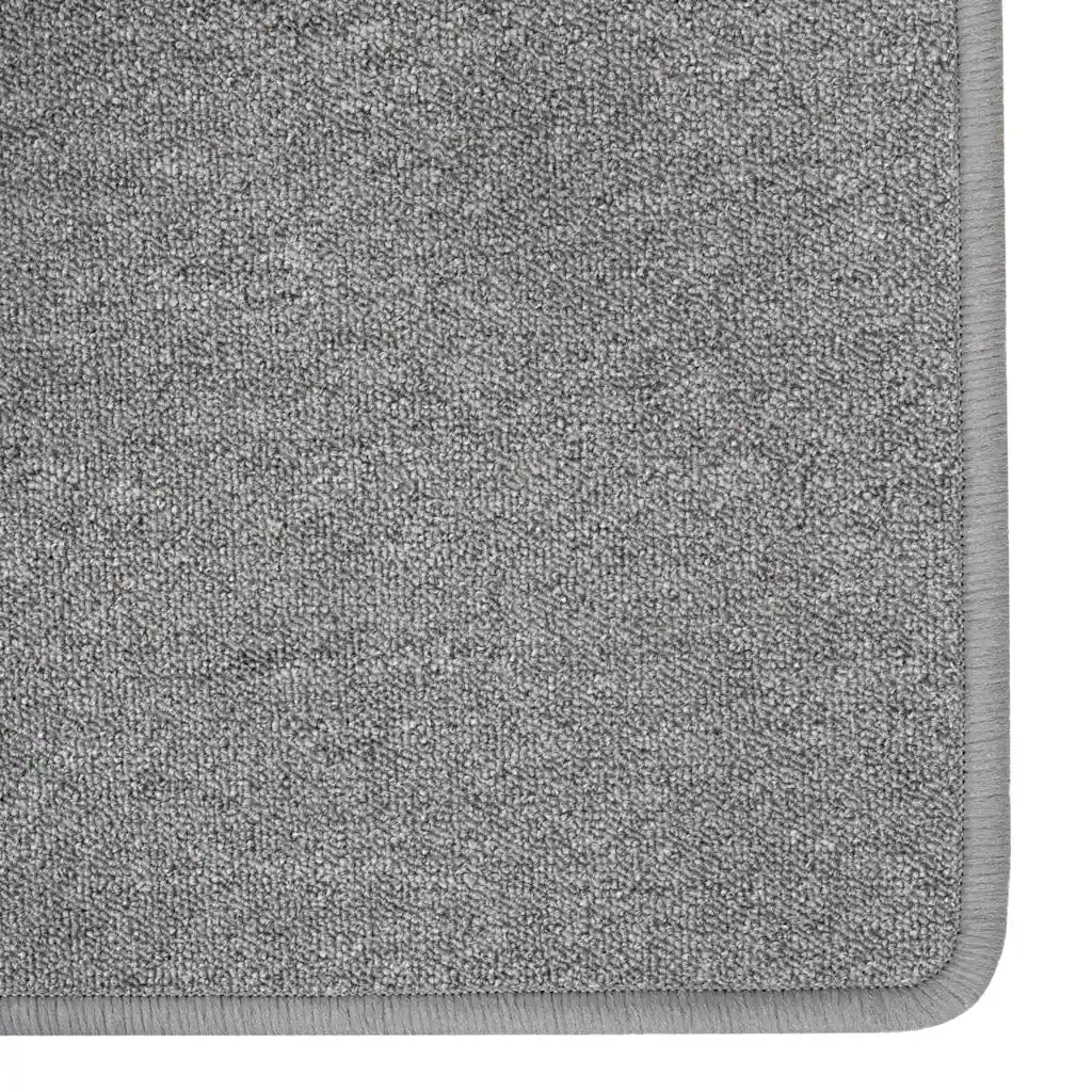 Runner in Moquette | Runner Tappeto Grigio chiaro 80 x 500 cm 100% Polipropilene