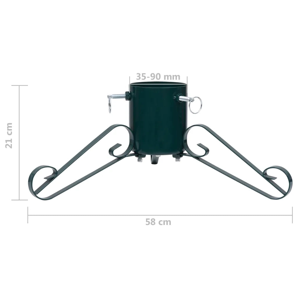 Base per Albero di Natale Verde 58x58x21 cm cod mxl 64795
