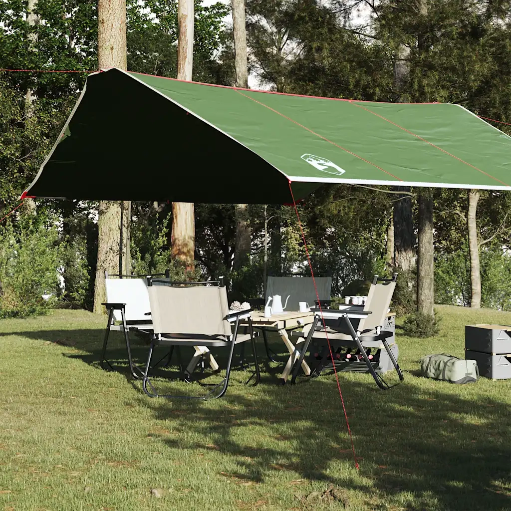 Telone da Campeggio Verde 420x440 cm Impermeabile 94676