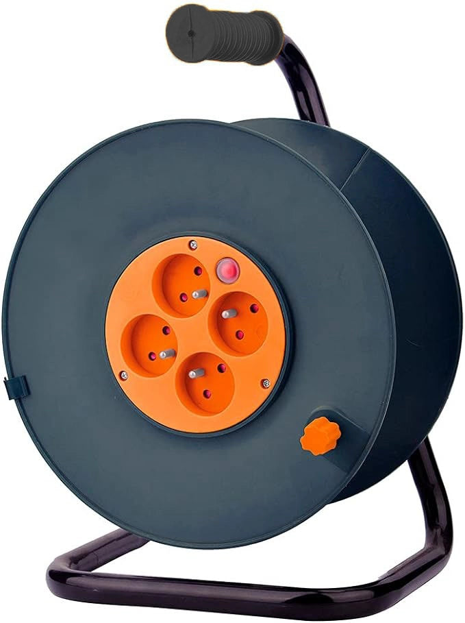 AVVOLGICAVO ELETTRICO IDEAL STAR CON CAVALETTO 50 mt - IDEAL STAR