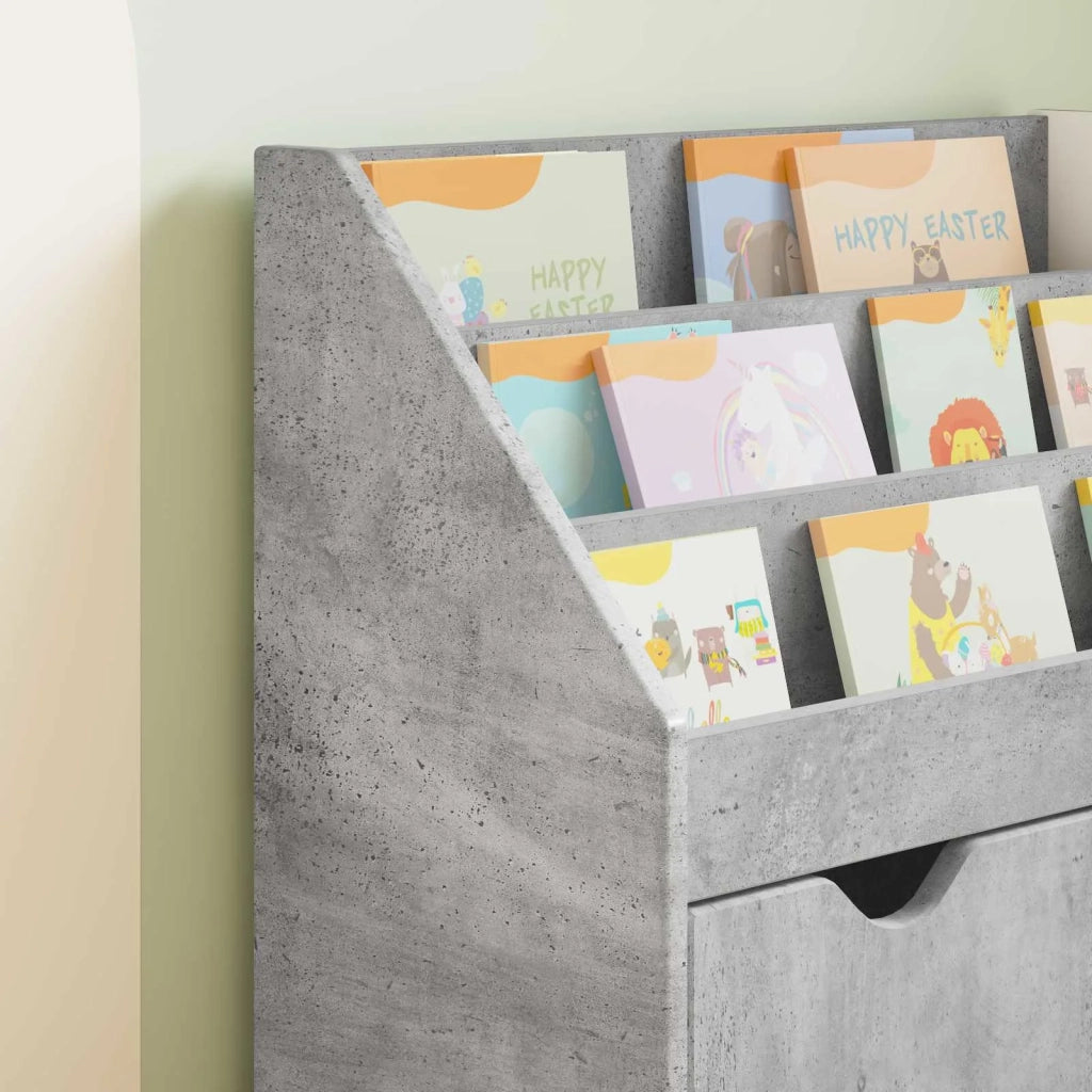 Libreria per Bambini Grigio cemento 60 x 29,5 x 69 cm 892392