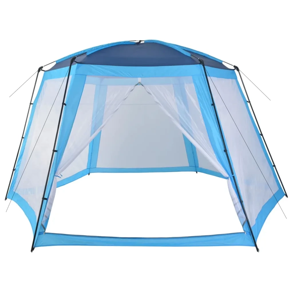 Tenda per Piscina in Tessuto 500x433x250 cm Blu