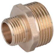 NIPPLE DIRITTO RIDOTTO MM OTTONE GIALLO- 3/4 x 1/2- TIEMM- pezzi 1