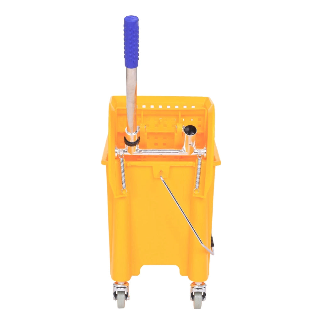 Secchio per mocio con strizzatore 20L ¨C Xylo ¨C Giallo con ruote
