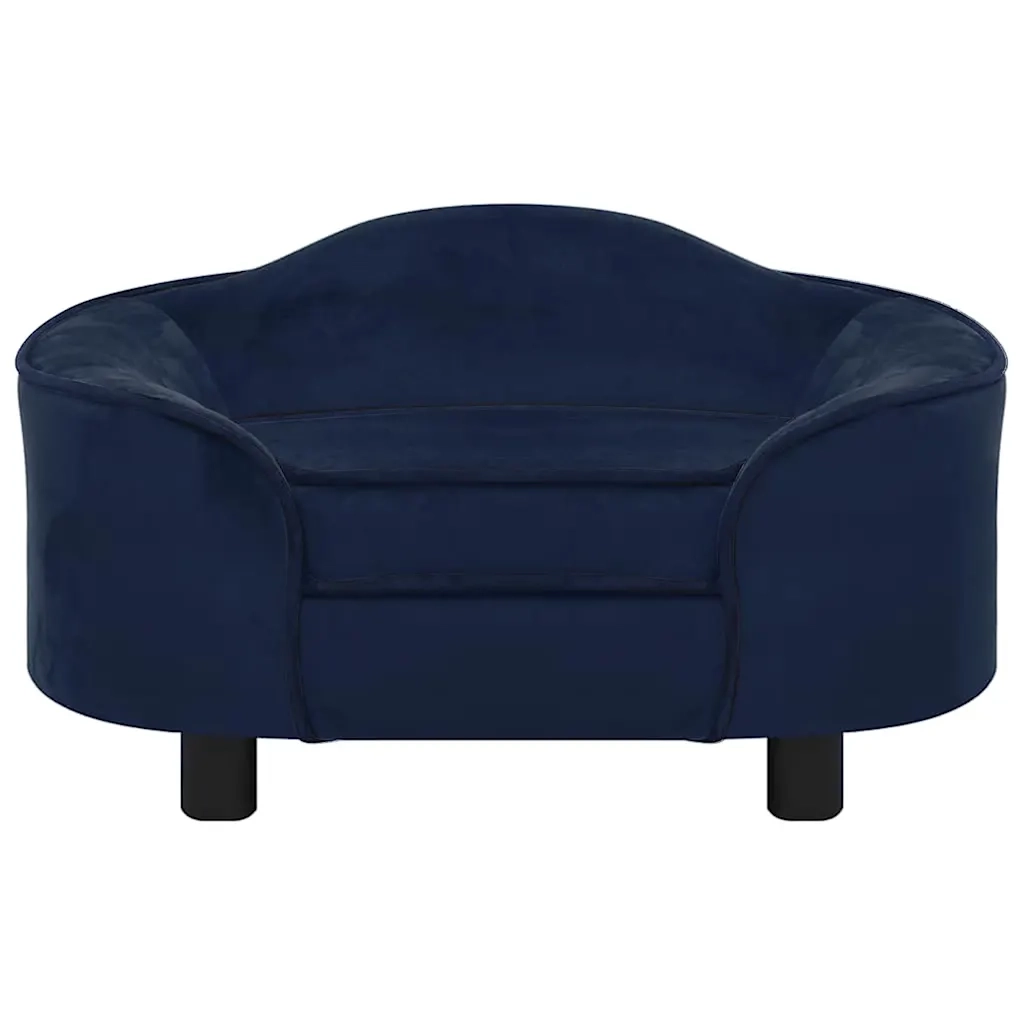 Divano per Cani Blu 67x47x36 cm in Peluche 171088