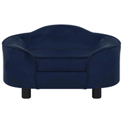 Divano per Cani Blu 67x47x36 cm in Peluche 171088