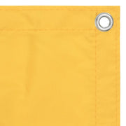 Schermo da balcone | Paravento da Balcone Giallo 75x600 cm in Tessuto Oxford