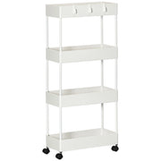 Carrello da cucina ¨C Minimal ¨C 40x19x90 cm, bianco