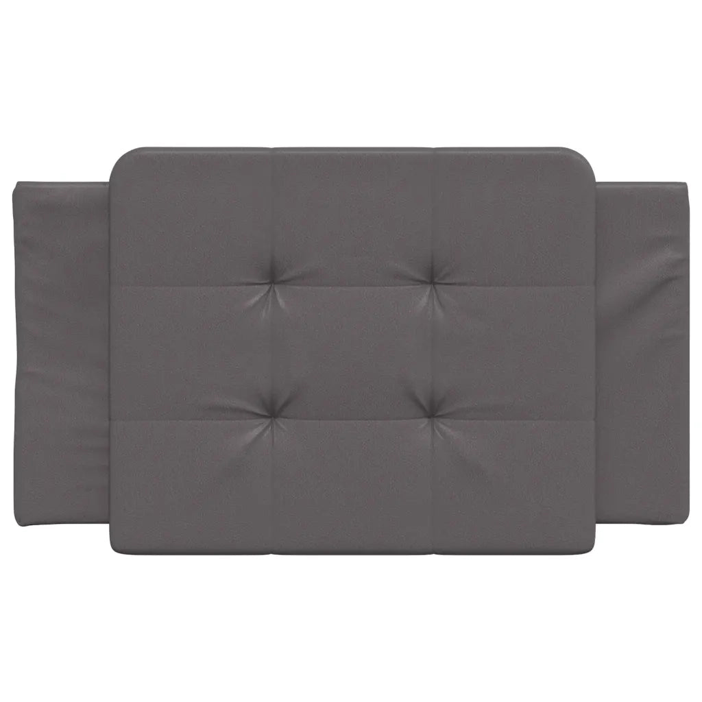 Cuscino Testiera Zadar Grigio 80 cm in Similpelle 374832