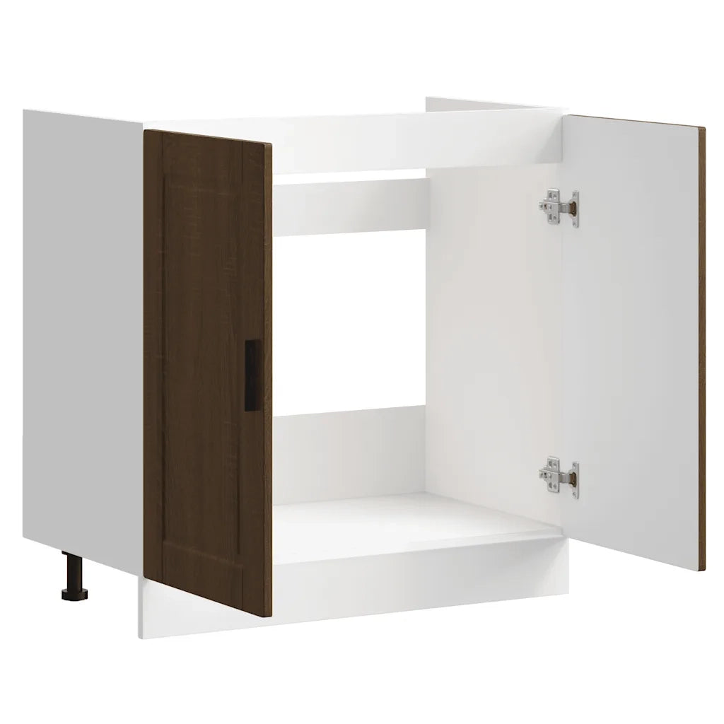 Mobile base lavello Porto Rovere Marrone 80x46x81,5 cm 853934