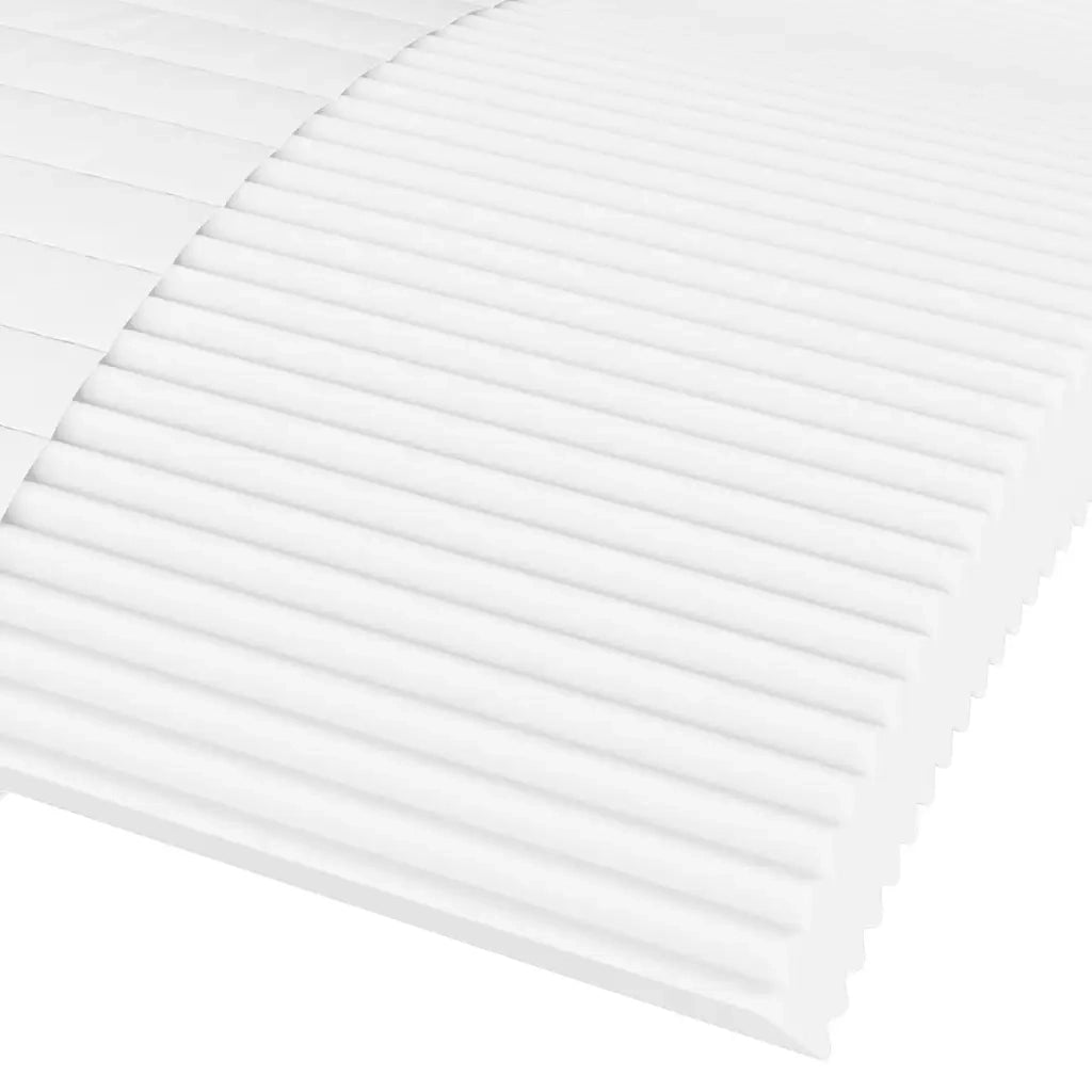 Materasso in Schiuma Bianco 80x220 cm Durezza H2 H3 4016638